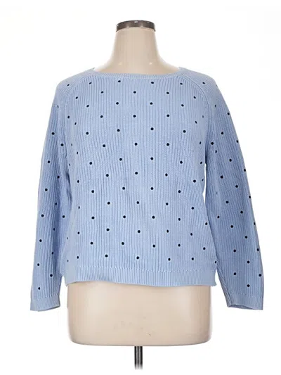 Pre-owned Talbots Pullover Sweater In Blue