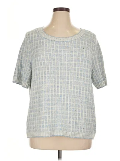 Pre-owned Talbots Pullover Sweater In Blue