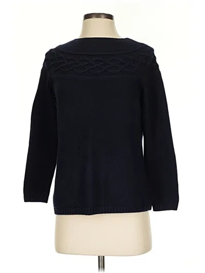 Pre-owned Talbots Pullover Sweater In Blue
