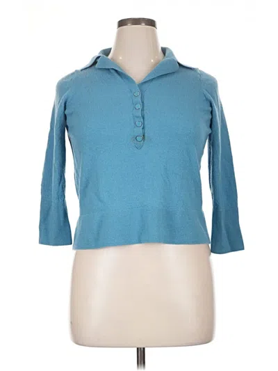 Pre-owned Talbots Pullover Sweater In Blue
