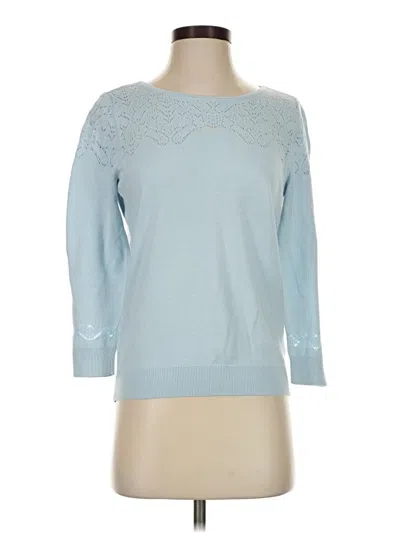 Pre-owned Talbots Pullover Sweater In Blue