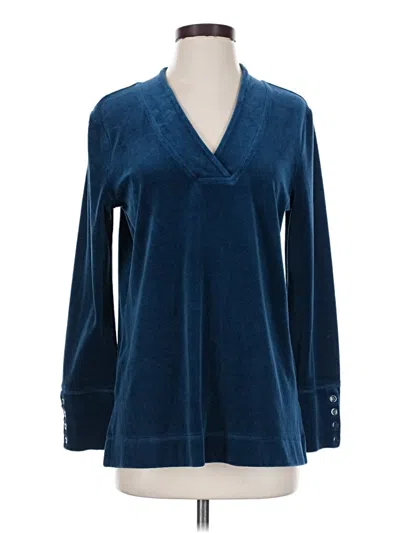 Pre-owned Talbots Pullover Sweater In Blue