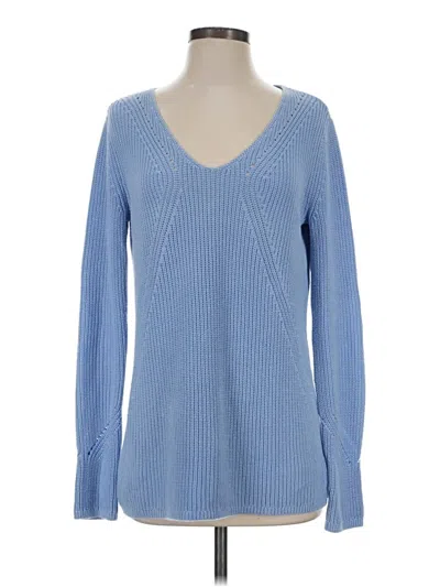 Pre-owned Talbots Pullover Sweater In Blue