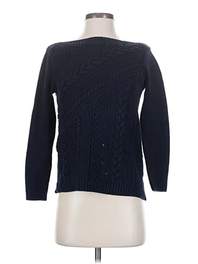 Pre-owned Talbots Pullover Sweater In Blue