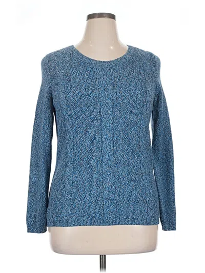 Pre-owned Talbots Pullover Sweater In Blue