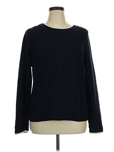 Pre-owned Talbots Pullover Sweater In Blue