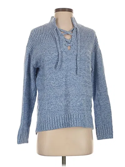 Pre-owned Talbots Pullover Sweater In Blue