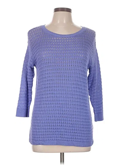 Pre-owned Talbots Pullover Sweater In Blue