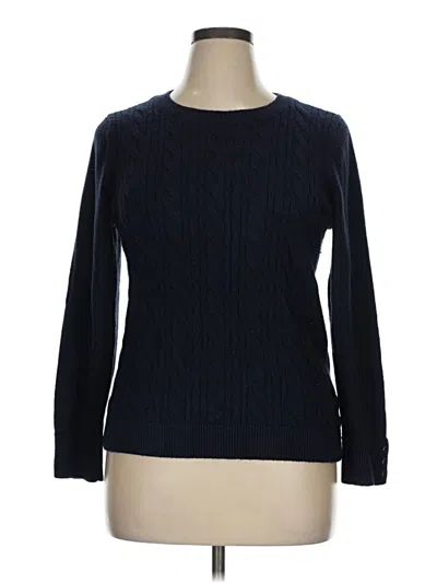 Pre-owned Talbots Pullover Sweater In Blue