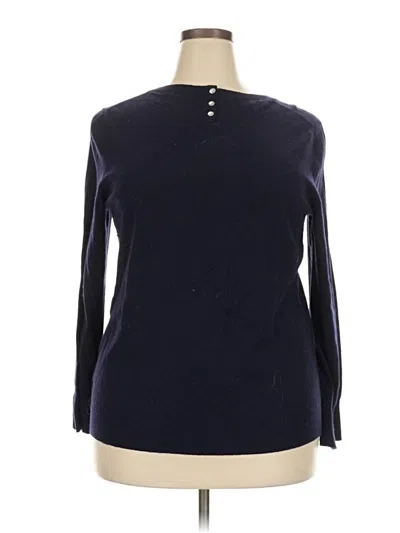 Pre-owned Talbots Pullover Sweater In Blue