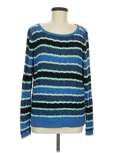 Pre-owned Talbots Pullover Sweater In Blue