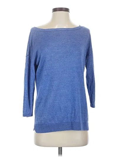 Pre-owned Talbots Pullover Sweater In Blue