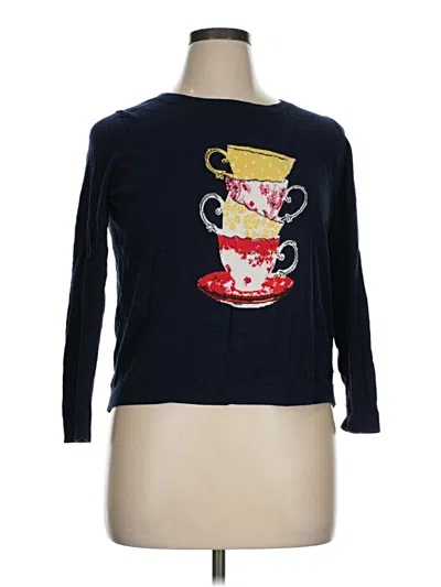 Pre-owned Talbots Pullover Sweater In Blue