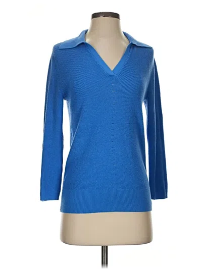 Pre-owned Talbots Pullover Sweater In Blue