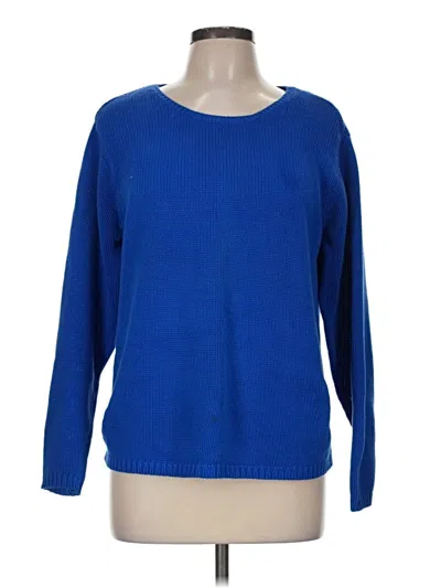 Pre-owned Talbots Pullover Sweater In Blue