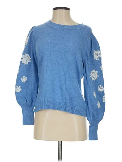 Pre-owned Talbots Pullover Sweater In Blue