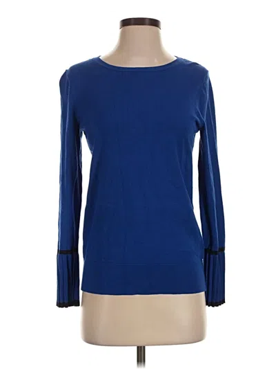Pre-owned Talbots Pullover Sweater In Blue