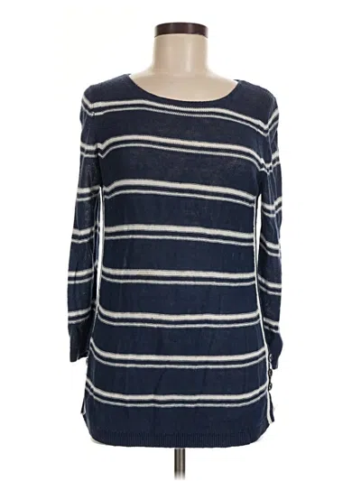 Pre-owned Talbots Pullover Sweater In Blue