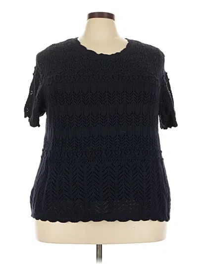 Pre-owned Talbots Pullover Sweater In Blue