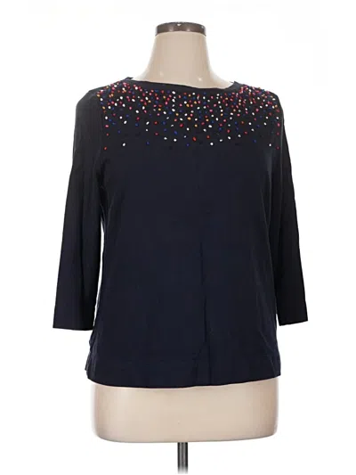 Pre-owned Talbots Pullover Sweater In Blue