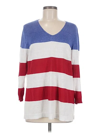 Pre-owned Talbots Pullover Sweater In Blue