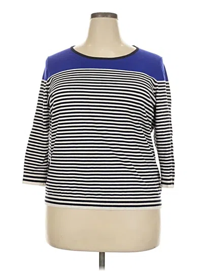 Pre-owned Talbots Pullover Sweater In Blue