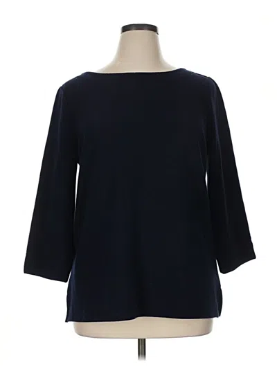 Pre-owned Talbots Pullover Sweater In Blue