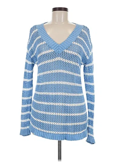 Pre-owned Talbots Pullover Sweater In Blue