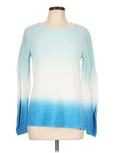Pre-owned Talbots Pullover Sweater In Blue