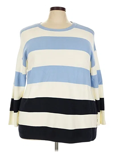 Pre-owned Talbots Pullover Sweater In Blue