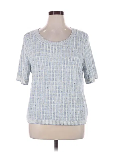 Pre-owned Talbots Pullover Sweater In Blue