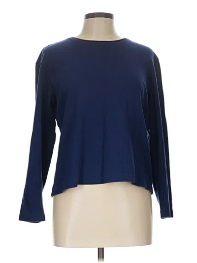 Pre-owned Talbots Pullover Sweater In Blue