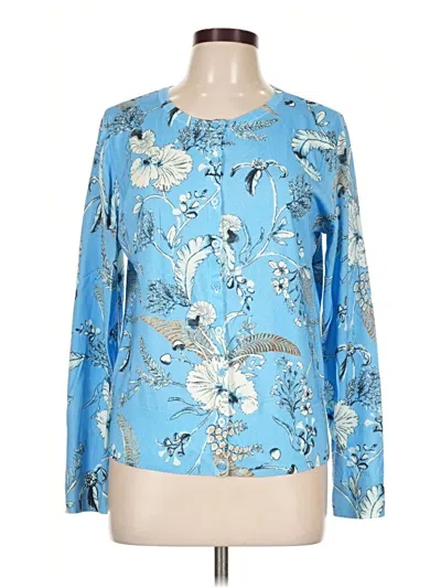 Pre-owned Talbots Pullover Sweater In Blue