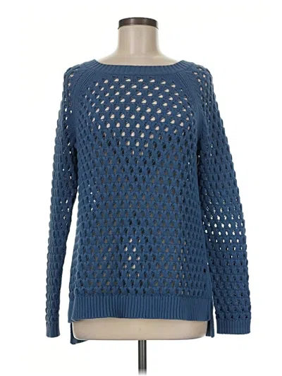 Pre-owned Talbots Pullover Sweater In Blue