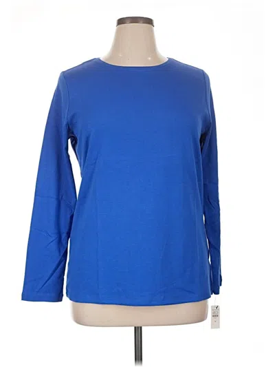 Pre-owned Talbots Pullover Sweater In Blue