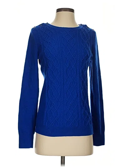 Pre-owned Talbots Pullover Sweater In Blue