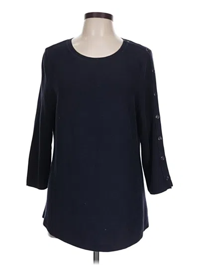 Pre-owned Talbots Pullover Sweater In Blue
