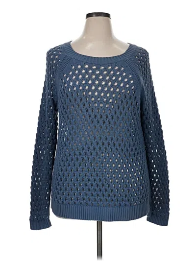 Pre-owned Talbots Pullover Sweater In Blue