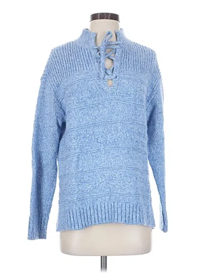 Pre-owned Talbots Pullover Sweater In Blue