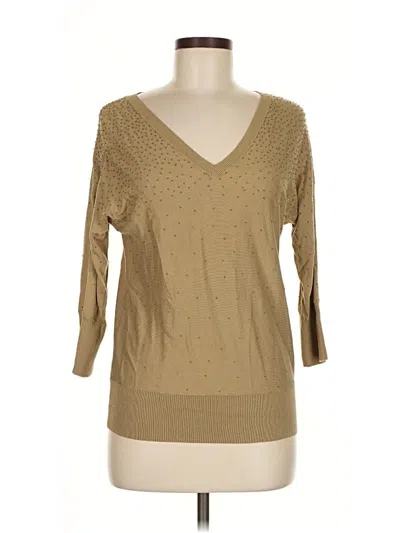 Pre-owned Talbots Pullover Sweater In Brown