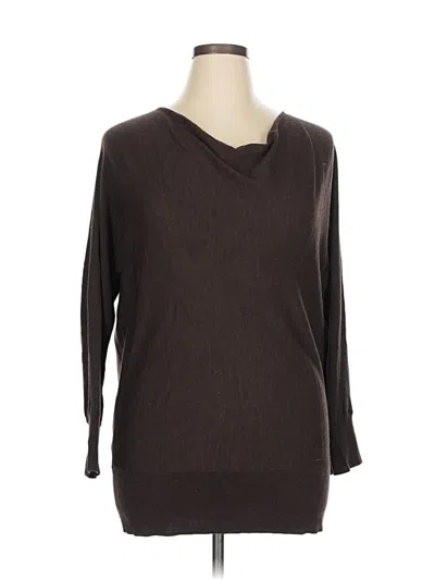 Pre-owned Talbots Pullover Sweater In Brown