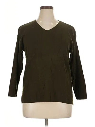 Pre-owned Talbots Pullover Sweater In Brown