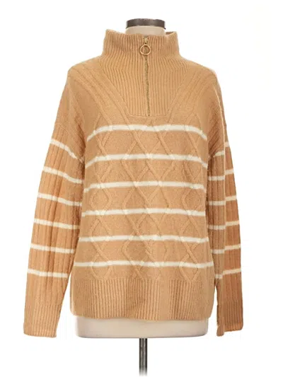 Pre-owned Talbots Pullover Sweater In Brown