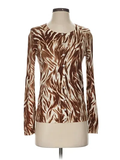 Pre-owned Talbots Pullover Sweater In Brown