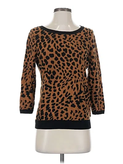 Pre-owned Talbots Pullover Sweater In Brown
