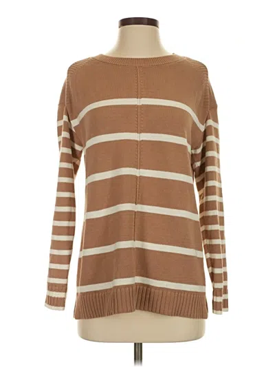 Pre-owned Talbots Pullover Sweater In Brown