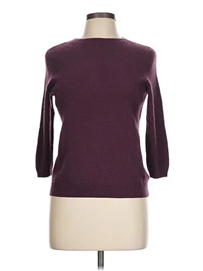Pre-owned Talbots Pullover Sweater In Burgundy