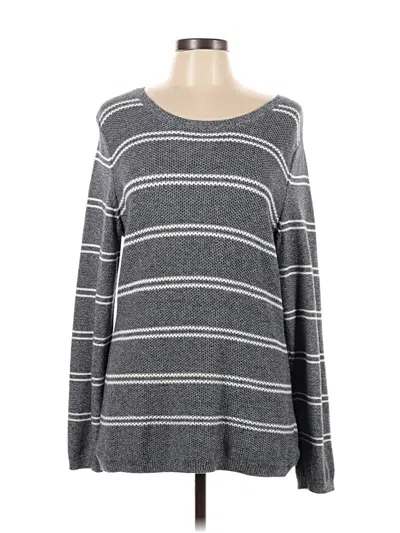 Pre-owned Talbots Pullover Sweater In Gray