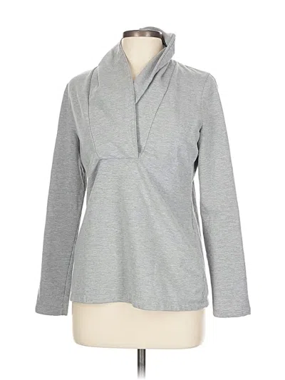 Pre-owned Talbots Pullover Sweater In Gray