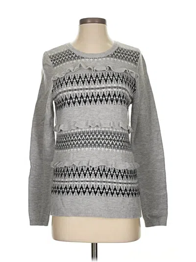 Pre-owned Talbots Pullover Sweater In Gray